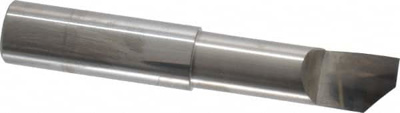 Helical Boring Bar: 0.48" Min Bore, 1-1/2" Max Depth, Right Hand Cut, Submicron Solid Carbide