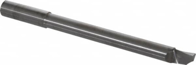 Helical Boring Bar: 0.48" Min Bore, 4-1/2" Max Depth, Right Hand Cut, Submicron Solid Carbide