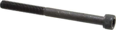 Hex Head Cap Screw: #10-32 x 2-1/4", Alloy Steel, Black Oxide Finish