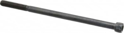 Hex Head Cap Screw: 1/4-20 x 4-1/2", Alloy Steel, Black Oxide Finish