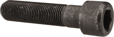 Hex Head Cap Screw: 5/8-18 x 2-3/4", Alloy Steel, Black Oxide Finish
