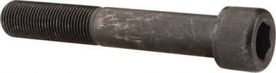 Hex Head Cap Screw: 5/8-18 x 4", Alloy Steel, Black Oxide Finish