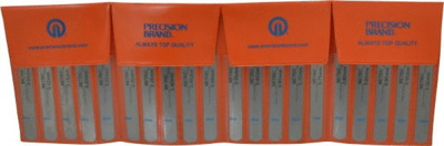 20 Piece, 0.05 to 1mm Parallel Feeler Gage Set