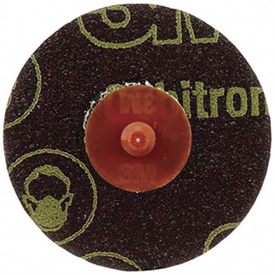 Quick-Change Disc: Roloc TR, 3" Disc Dia, 60 Grit, Ceramic, Coated