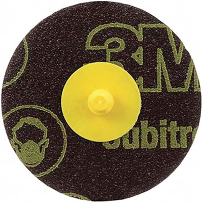 Quick-Change Disc: Roloc TR, 3" Disc Dia, 80 Grit, Ceramic, Coated
