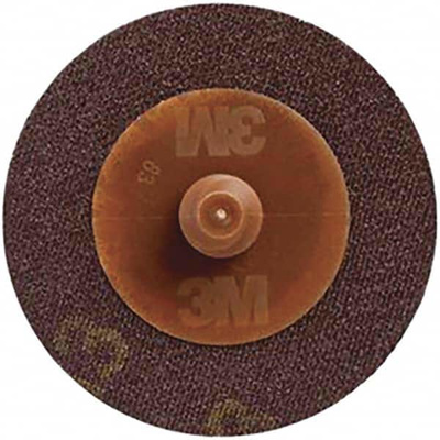 Quick-Change Disc: Roloc TR, 3" Disc Dia, 36 Grit, Aluminum Oxide, Coated