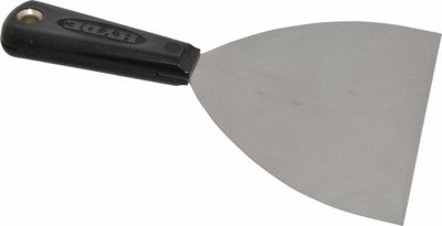 Taping Knife: Carbon Steel, 6" Wide