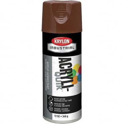Lacquer Spray Paint: Leather Brown, Gloss, 16 oz