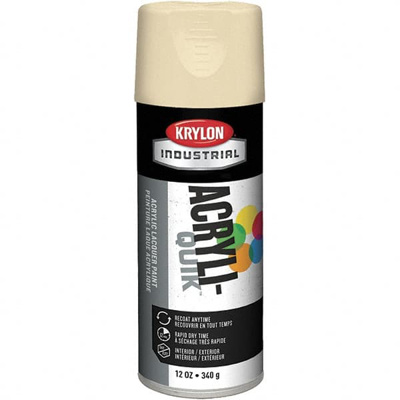 Lacquer Spray Paint: Almond, Gloss, 16 oz