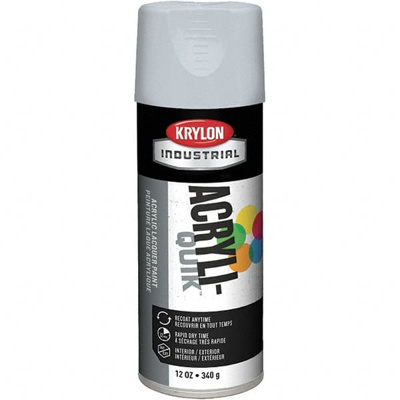 Lacquer Spray Paint: Pewter Gray, Gloss, 16 oz