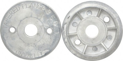 Deburring Wheel Flange: 3" Dia Max, Compatible with 3/4" Hole Deburring Wheel