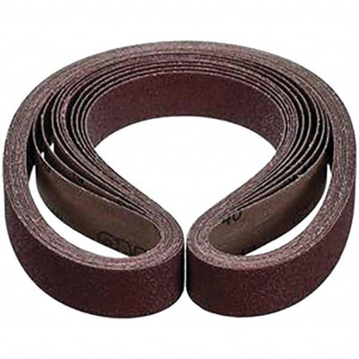 Abrasive Belt: 1-1/2" Wide, 60" Long, 40 Grit, Aluminum Oxide