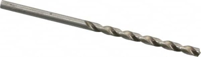 Jobber Length Drill Bit: 0.12" Dia, 140 &deg;, High Speed Steel