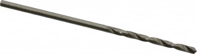 Jobber Length Drill Bit: 0.0625" Dia, 118 &deg;, High Speed Steel