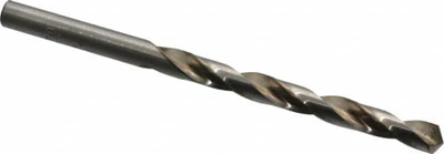 Jobber Length Drill Bit: 0.242" Dia, 118 &deg;, High Speed Steel