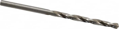 Jobber Length Drill Bit: 0.147" Dia, 118 &deg;, High Speed Steel