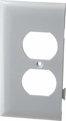 1 Gang, 4.9062 Inch Long x 2.4687 Inch Wide, Sectional Wall Plate