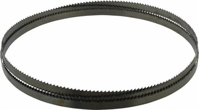 Welded Bandsaw Blade: 7' 9" Long, 0.025" Thick, 6 TPI
