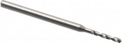 Micro Drill Bit: 0.0354" Dia, 118 &deg;, Solid Carbide