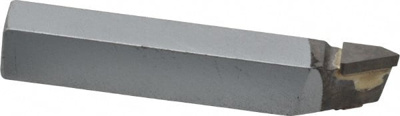 Single Point Tool Bit: 3/8'' Shank Width, 3/8'' Shank Height, K68 Solid Carbide Tipped, RH, ER, Offs