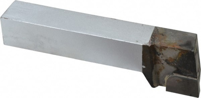 Single Point Tool Bit: 1'' Shank Width, 1'' Shank Height, K68 Solid Carbide Tipped, LH, GL, Offset E