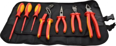Combination Hand Tool Set: 7 Pc, Insulated Tool Set