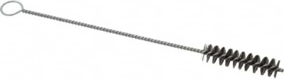 2" Long x 1/2" Diam Steel Twisted Wire Bristle Brush
