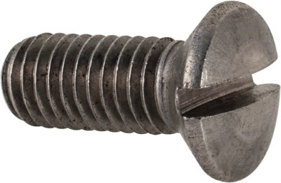 Machine Screw: Oval Head, Slotted