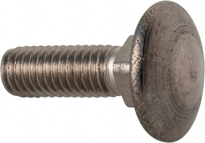 Carriage Bolt: M5 x 0.80, 16 mm Length Under Head, Square Neck