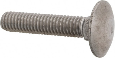 Carriage Bolt: M6 x 1.00, 30 mm Length Under Head, Square Neck