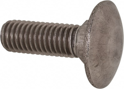 Carriage Bolt: M8 x 1.25, 25 mm Length Under Head, Square Neck