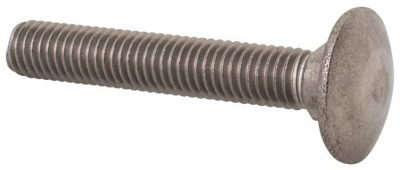 Carriage Bolt: M8 x 1.25, 50 mm Length Under Head, Square Neck