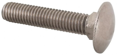 Carriage Bolt: M10 x 1.50, 50 mm Length Under Head, Square Neck