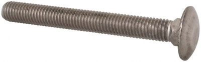 Carriage Bolt: M10 x 1.50, 90 mm Length Under Head, Square Neck