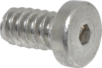 Low Head Socket Cap Screw: M5 x 0.8, 12 mm Length Under Head, Low Socket Cap Head, Hex Socket Drive,