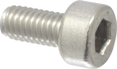Hex Head Cap Screw: M3 x 0.50 x 6 mm, Grade 316 & Austenitic Grade A4 Stainless Steel, Uncoated