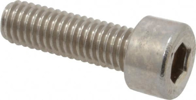 Hex Head Cap Screw: M5 x 0.80 x 16 mm, Grade 316 & Austenitic Grade A4 Stainless Steel, Uncoated