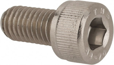 Hex Head Cap Screw: M8 x 1.25 x 16 mm, Grade 316 & Austenitic Grade A4 Stainless Steel, Uncoated