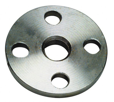 2-1/2" Pipe, 7" OD, Stainless Steel, Threaded Pipe Flange