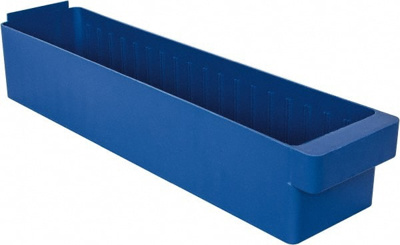 Plastic Drawer Bin: Blue