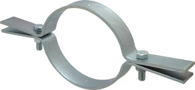 Riser Clamp: 6" Pipe, 6-5/8" Tube, Carbon Steel