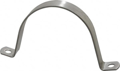 4 Pipe, Grade 304 Stainless Steel, Pipe, Conduit or Tube Strap