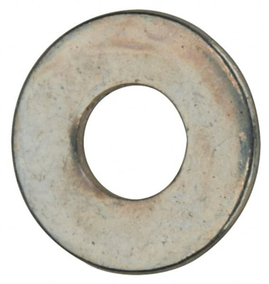 2" Screw SAE Flat Washer: Steel, Zinc-Plated