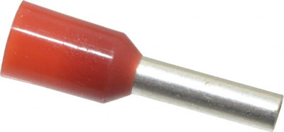 16 AWG, Partially Insulated, Crimp Electrical Wire Ferrule