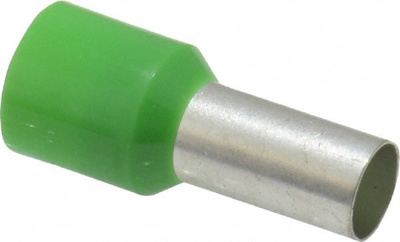 6 AWG, Partially Insulated, Crimp Electrical Wire Ferrule
