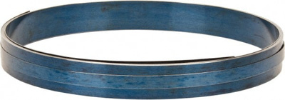 Steel Coil: 0.007" Thick, 1-1/2" Wide, 9' Long, Grade 1095 Blue Tempered