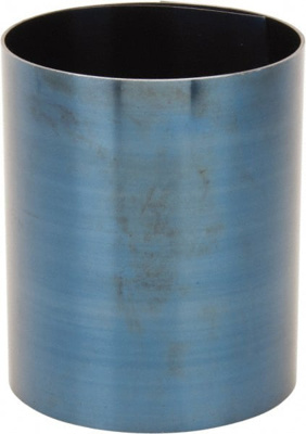 Steel Coil: 0.01" Thick, 6" Wide, 4' Long, Grade 1095 Blue Tempered