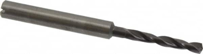 Jobber Length Drill Bit: 0.1417" Dia, 140 &deg;, Solid Carbide