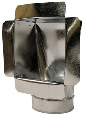 6" ID, Galvanized Duct Side Ceiling Boxes