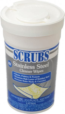 Stainless Steel Cleaner & Polish: Wipes, Center Pull Bucket, Citrus Scent